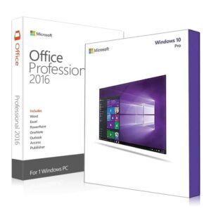 Combo Installer Windows 10 Pro + Office 2016 Pro Plus (Save 10%)
